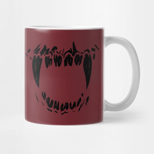 Monster Fangs - Vampire Fangs - Zombie Fangs - horror, goth, creepy by Wanderer Bat